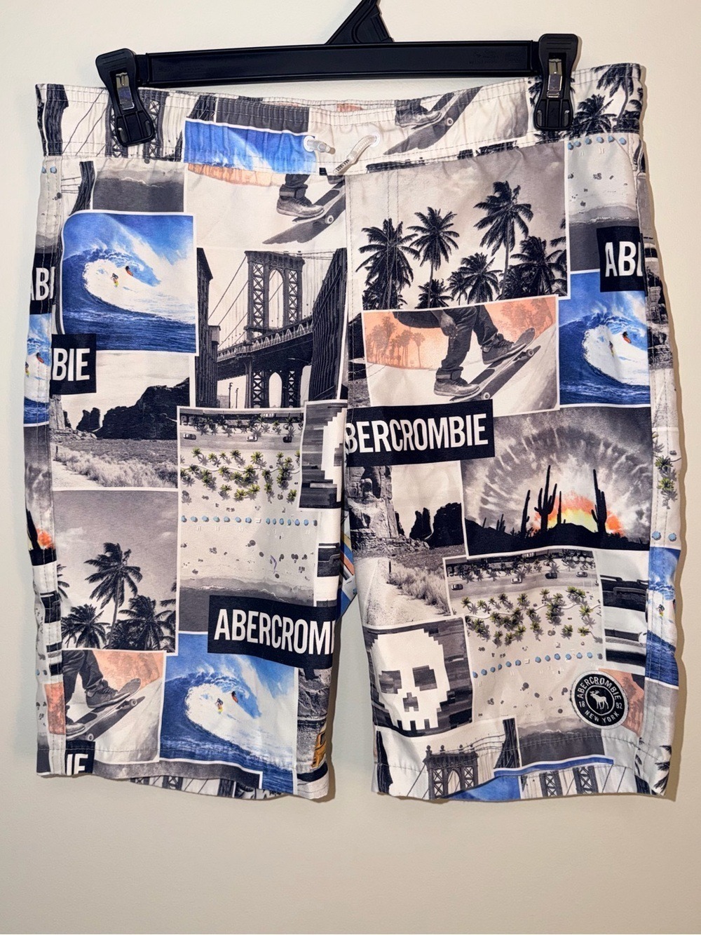 abercrombie kids boys above knee swim trunks
